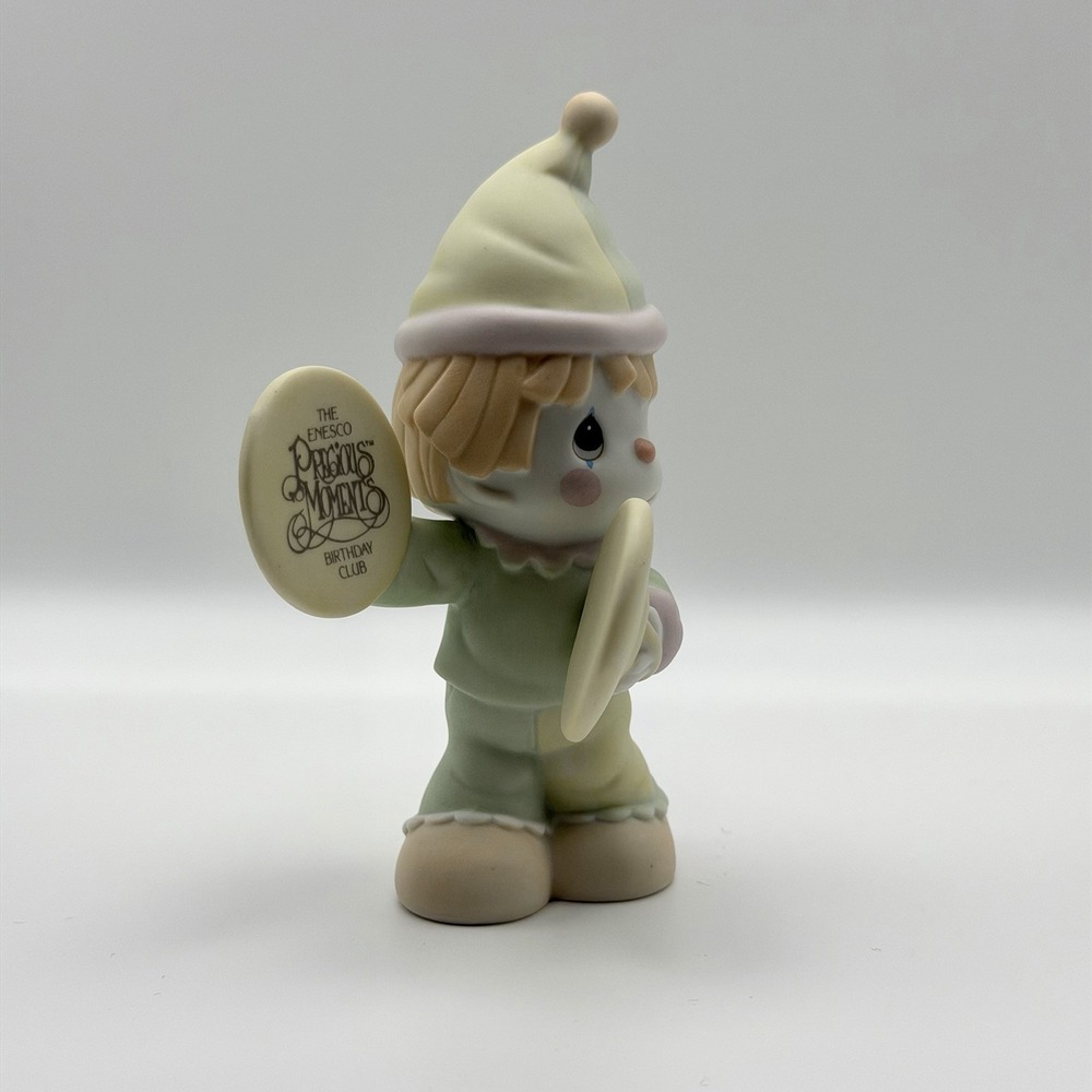 Precious Moments Birthday Club 1987 Smiles The Cymbal of Joy Figurine #B-0002 - Picture 2 of 6